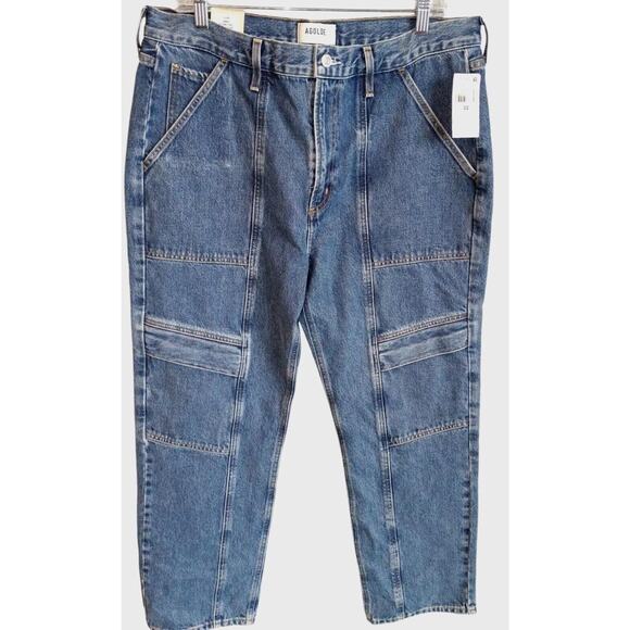 AGOLDE Cooper Cargo in Regulation Jeans Denim Size 32 NWT - Picture 6 of 16